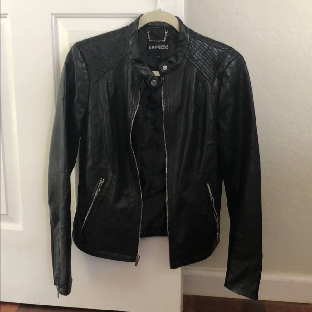 Express faux leather jacket